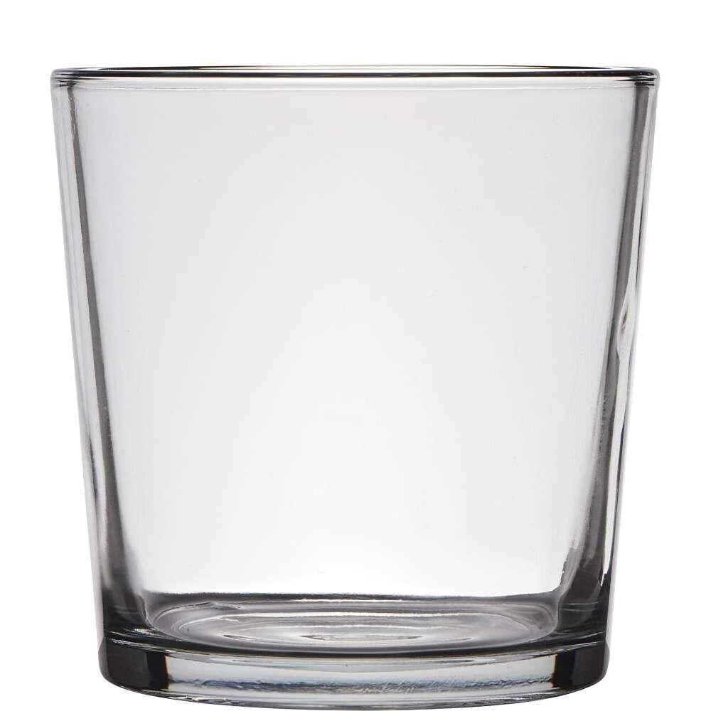 Glas Übertopf, klar, Höhe 9 cm, Durchmesser 10 cm